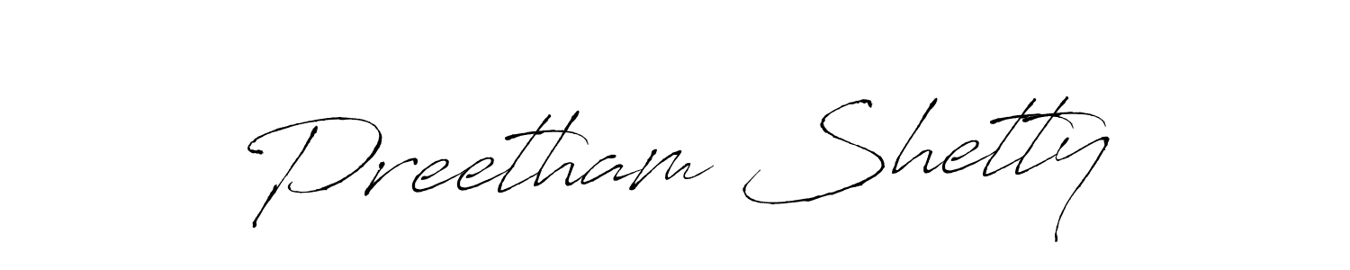 It looks lik you need a new signature style for name Preetham Shetty. Design unique handwritten (Antro_Vectra) signature with our free signature maker in just a few clicks. Preetham Shetty signature style 6 images and pictures png