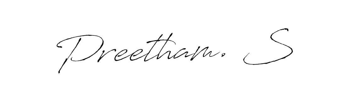 How to Draw Preetham. S signature style? Antro_Vectra is a latest design signature styles for name Preetham. S. Preetham. S signature style 6 images and pictures png