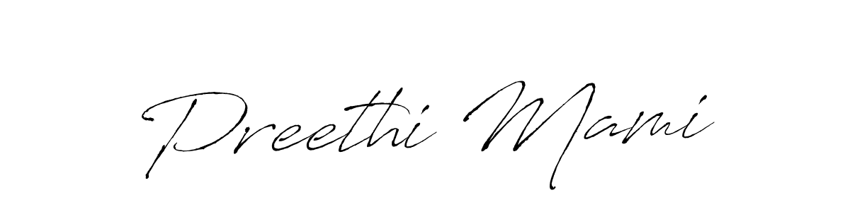 Make a beautiful signature design for name Preethi Mami. Use this online signature maker to create a handwritten signature for free. Preethi Mami signature style 6 images and pictures png