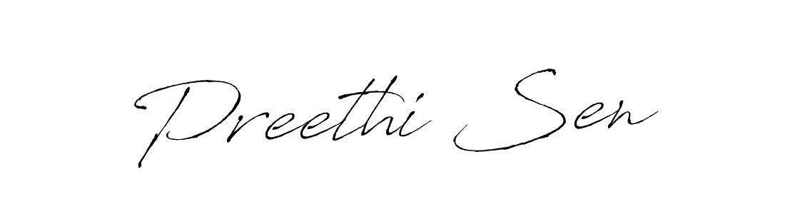 Use a signature maker to create a handwritten signature online. With this signature software, you can design (Antro_Vectra) your own signature for name Preethi Sen. Preethi Sen signature style 6 images and pictures png