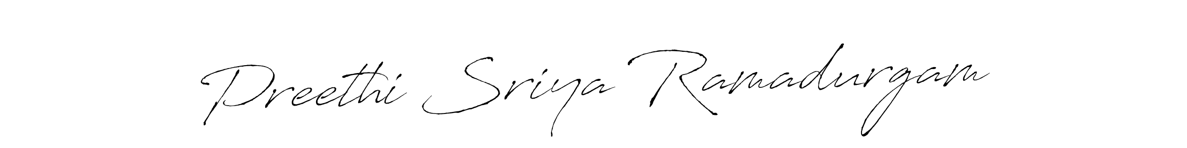 Make a beautiful signature design for name Preethi Sriya Ramadurgam. Use this online signature maker to create a handwritten signature for free. Preethi Sriya Ramadurgam signature style 6 images and pictures png