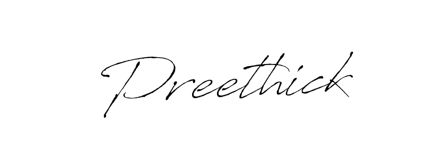 if you are searching for the best signature style for your name Preethick. so please give up your signature search. here we have designed multiple signature styles  using Antro_Vectra. Preethick signature style 6 images and pictures png