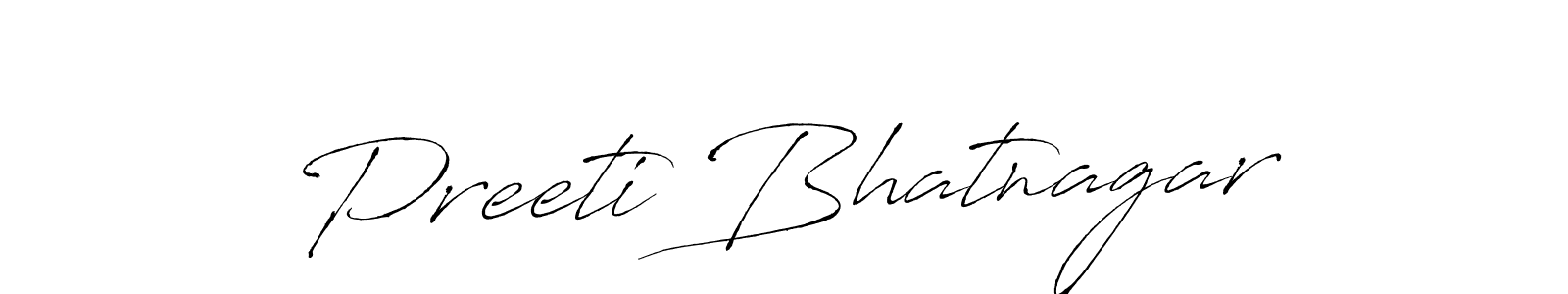 Preeti Bhatnagar stylish signature style. Best Handwritten Sign (Antro_Vectra) for my name. Handwritten Signature Collection Ideas for my name Preeti Bhatnagar. Preeti Bhatnagar signature style 6 images and pictures png