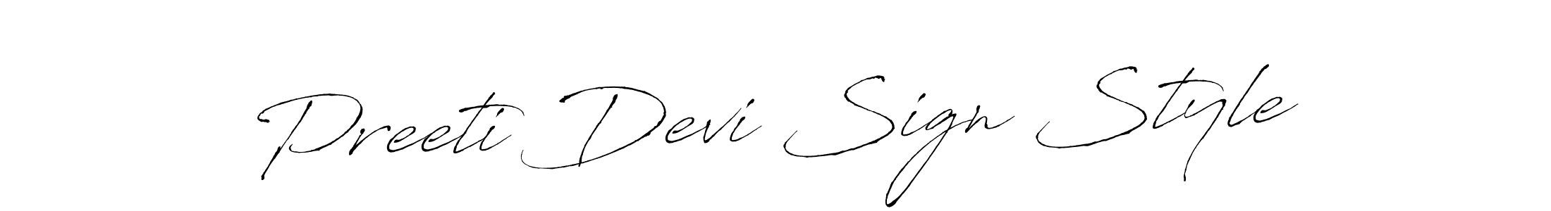 It looks lik you need a new signature style for name Preeti Devi Sign Style. Design unique handwritten (Antro_Vectra) signature with our free signature maker in just a few clicks. Preeti Devi Sign Style signature style 6 images and pictures png