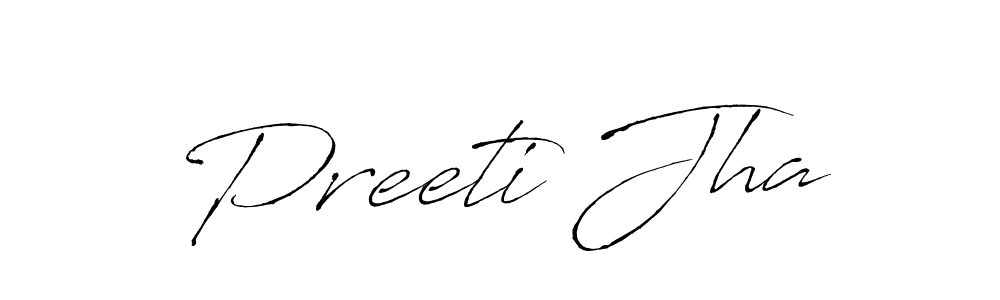 Make a beautiful signature design for name Preeti Jha. Use this online signature maker to create a handwritten signature for free. Preeti Jha signature style 6 images and pictures png