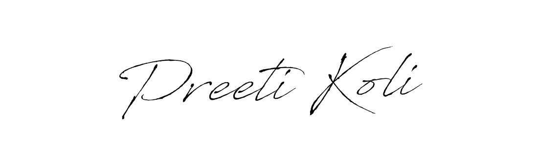 You can use this online signature creator to create a handwritten signature for the name Preeti Koli. This is the best online autograph maker. Preeti Koli signature style 6 images and pictures png