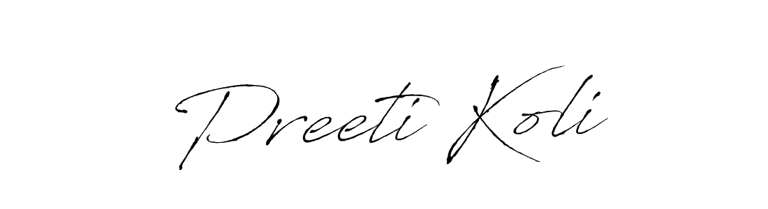 You can use this online signature creator to create a handwritten signature for the name Preeti Koli. This is the best online autograph maker. Preeti Koli signature style 6 images and pictures png