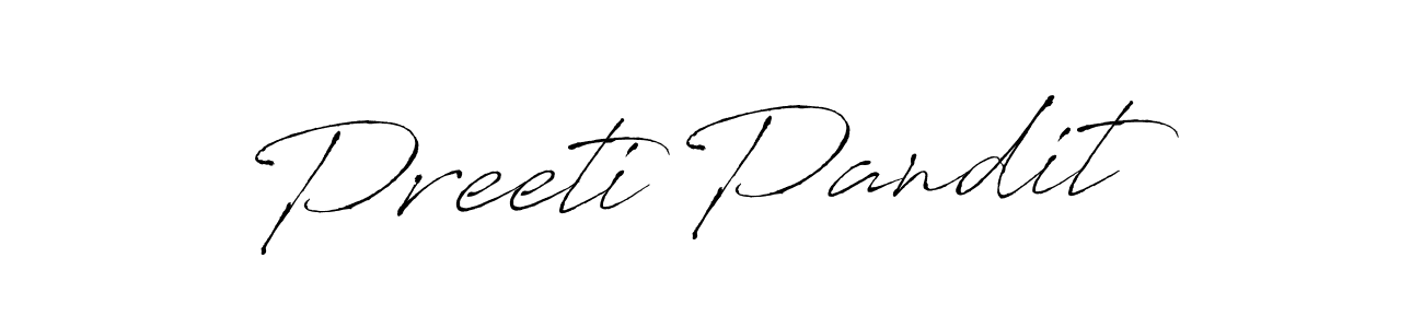 Also You can easily find your signature by using the search form. We will create Preeti Pandit name handwritten signature images for you free of cost using Antro_Vectra sign style. Preeti Pandit signature style 6 images and pictures png