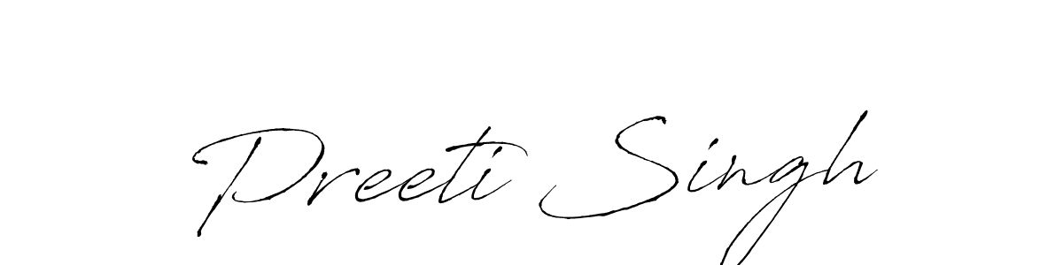 How to make Preeti Singh signature? Antro_Vectra is a professional autograph style. Create handwritten signature for Preeti Singh name. Preeti Singh signature style 6 images and pictures png