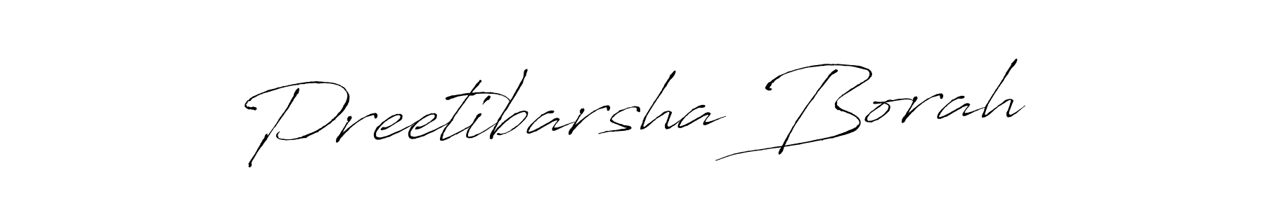 How to make Preetibarsha Borah name signature. Use Antro_Vectra style for creating short signs online. This is the latest handwritten sign. Preetibarsha Borah signature style 6 images and pictures png