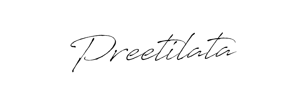 Make a beautiful signature design for name Preetilata. With this signature (Antro_Vectra) style, you can create a handwritten signature for free. Preetilata signature style 6 images and pictures png