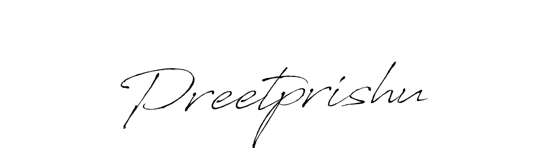 How to make Preetprishu name signature. Use Antro_Vectra style for creating short signs online. This is the latest handwritten sign. Preetprishu signature style 6 images and pictures png