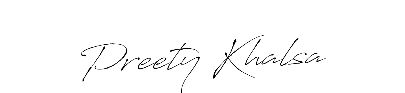 It looks lik you need a new signature style for name Preety Khalsa. Design unique handwritten (Antro_Vectra) signature with our free signature maker in just a few clicks. Preety Khalsa signature style 6 images and pictures png