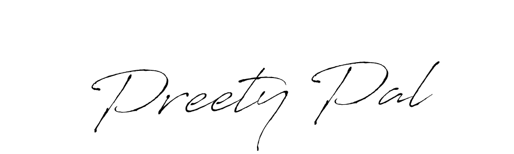 Make a beautiful signature design for name Preety Pal. With this signature (Antro_Vectra) style, you can create a handwritten signature for free. Preety Pal signature style 6 images and pictures png