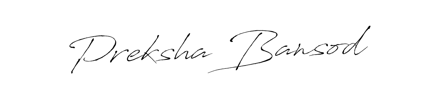 if you are searching for the best signature style for your name Preksha Bansod. so please give up your signature search. here we have designed multiple signature styles  using Antro_Vectra. Preksha Bansod signature style 6 images and pictures png