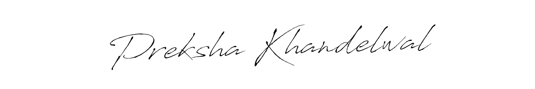How to make Preksha Khandelwal signature? Antro_Vectra is a professional autograph style. Create handwritten signature for Preksha Khandelwal name. Preksha Khandelwal signature style 6 images and pictures png
