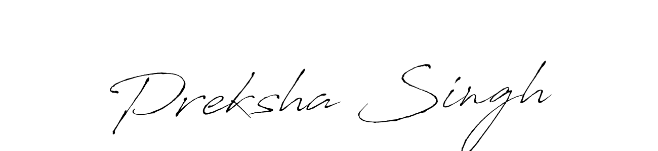 Antro_Vectra is a professional signature style that is perfect for those who want to add a touch of class to their signature. It is also a great choice for those who want to make their signature more unique. Get Preksha Singh name to fancy signature for free. Preksha Singh signature style 6 images and pictures png