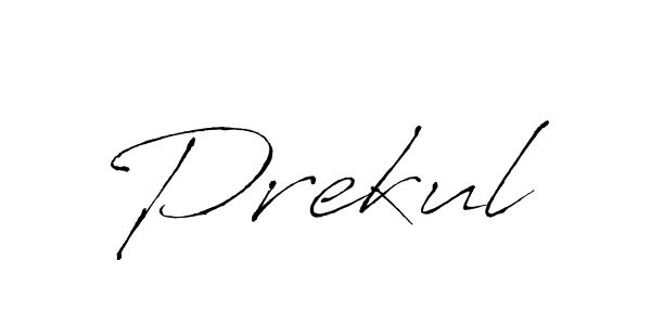 Prekul stylish signature style. Best Handwritten Sign (Antro_Vectra) for my name. Handwritten Signature Collection Ideas for my name Prekul. Prekul signature style 6 images and pictures png