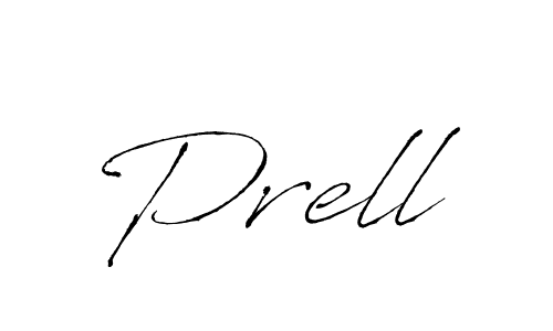 How to make Prell name signature. Use Antro_Vectra style for creating short signs online. This is the latest handwritten sign. Prell signature style 6 images and pictures png