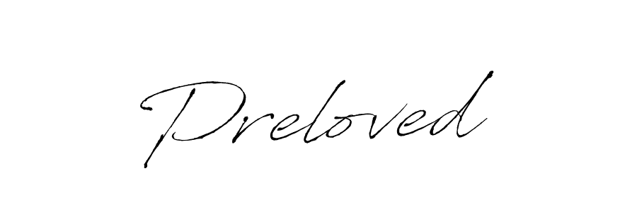 Similarly Antro_Vectra is the best handwritten signature design. Signature creator online .You can use it as an online autograph creator for name Preloved . Preloved  signature style 6 images and pictures png