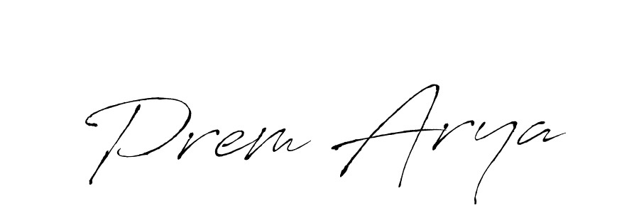Make a beautiful signature design for name Prem Arya. With this signature (Antro_Vectra) style, you can create a handwritten signature for free. Prem Arya signature style 6 images and pictures png