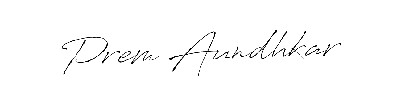 This is the best signature style for the Prem Aundhkar name. Also you like these signature font (Antro_Vectra). Mix name signature. Prem Aundhkar signature style 6 images and pictures png