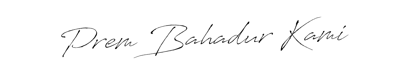It looks lik you need a new signature style for name Prem Bahadur Kami. Design unique handwritten (Antro_Vectra) signature with our free signature maker in just a few clicks. Prem Bahadur Kami signature style 6 images and pictures png
