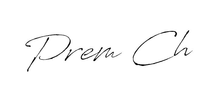 Make a beautiful signature design for name Prem Ch. With this signature (Antro_Vectra) style, you can create a handwritten signature for free. Prem Ch signature style 6 images and pictures png