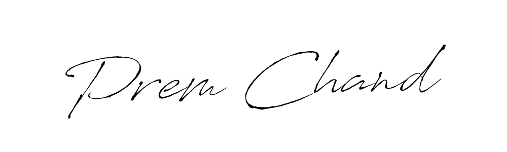 Design your own signature with our free online signature maker. With this signature software, you can create a handwritten (Antro_Vectra) signature for name Prem Chand. Prem Chand signature style 6 images and pictures png