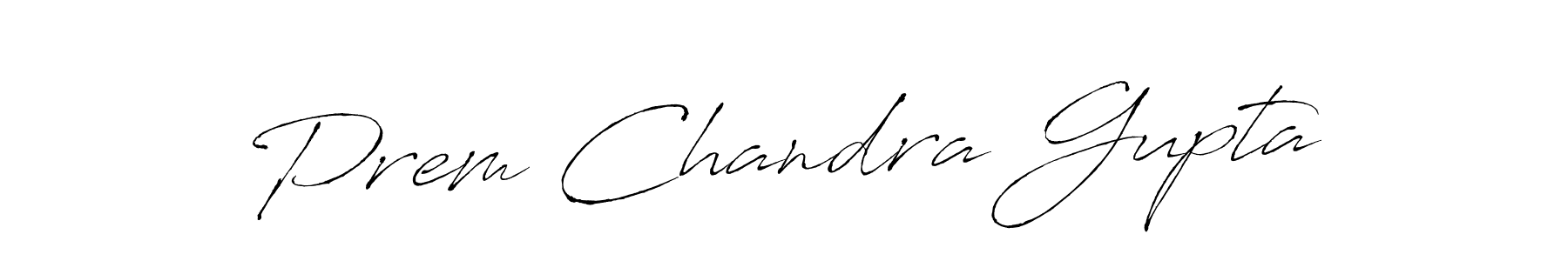 Prem Chandra Gupta stylish signature style. Best Handwritten Sign (Antro_Vectra) for my name. Handwritten Signature Collection Ideas for my name Prem Chandra Gupta. Prem Chandra Gupta signature style 6 images and pictures png