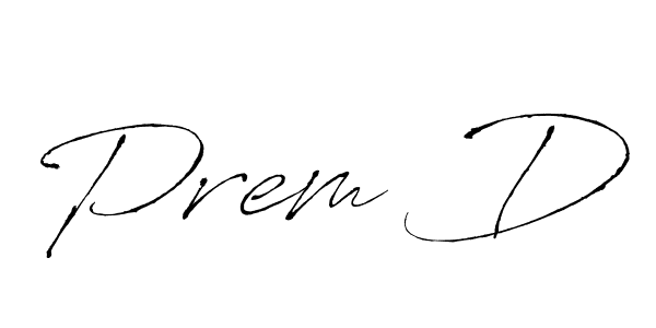 It looks lik you need a new signature style for name Prem D. Design unique handwritten (Antro_Vectra) signature with our free signature maker in just a few clicks. Prem D signature style 6 images and pictures png