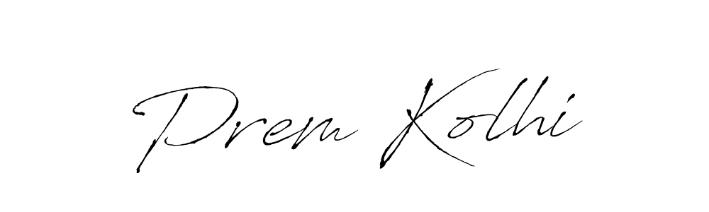 Use a signature maker to create a handwritten signature online. With this signature software, you can design (Antro_Vectra) your own signature for name Prem Kolhi. Prem Kolhi signature style 6 images and pictures png