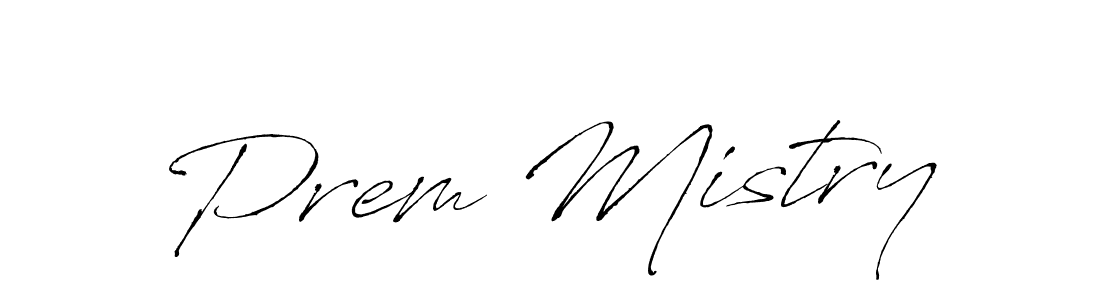 Prem Mistry stylish signature style. Best Handwritten Sign (Antro_Vectra) for my name. Handwritten Signature Collection Ideas for my name Prem Mistry. Prem Mistry signature style 6 images and pictures png