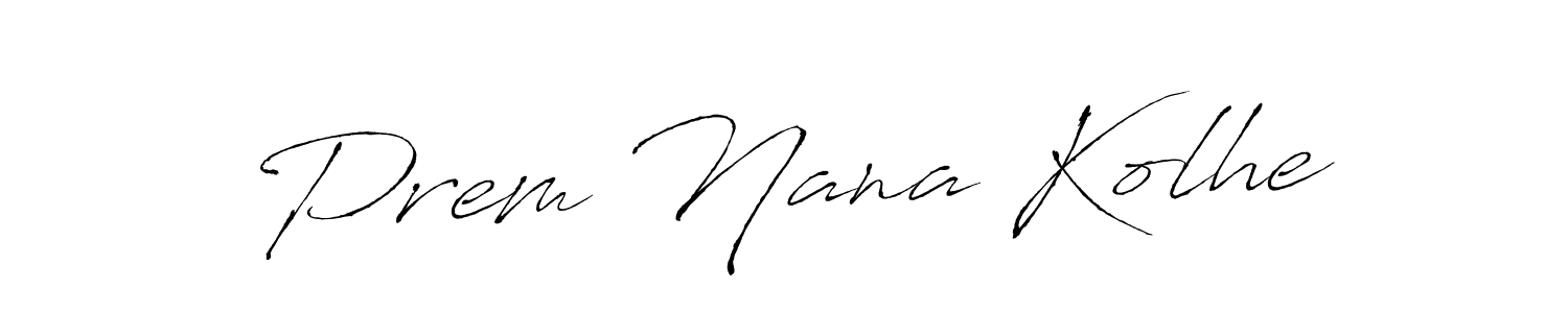 You can use this online signature creator to create a handwritten signature for the name Prem Nana Kolhe. This is the best online autograph maker. Prem Nana Kolhe signature style 6 images and pictures png