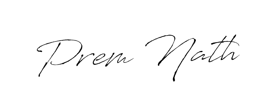 Make a beautiful signature design for name Prem Nath. With this signature (Antro_Vectra) style, you can create a handwritten signature for free. Prem Nath signature style 6 images and pictures png