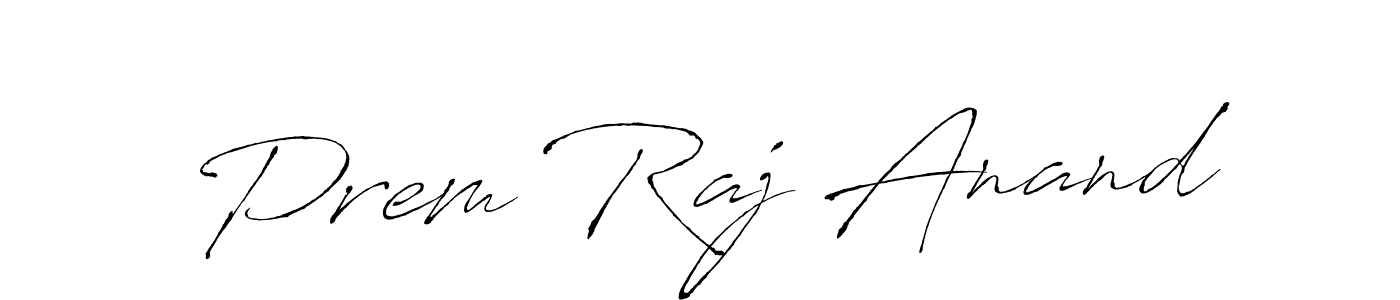 Antro_Vectra is a professional signature style that is perfect for those who want to add a touch of class to their signature. It is also a great choice for those who want to make their signature more unique. Get Prem Raj Anand name to fancy signature for free. Prem Raj Anand signature style 6 images and pictures png