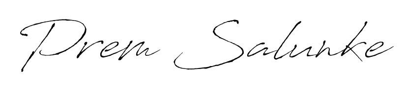 Create an unforgettable impression when signing with Prem Salunke name styled in Antro_Vectra typography. 100% free online generator. Prem Salunke signature style 6 images and pictures png