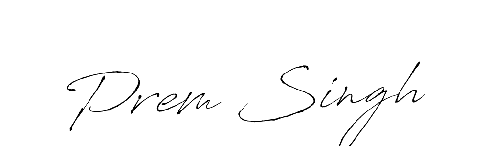 How to make Prem Singh signature? Antro_Vectra is a professional autograph style. Create handwritten signature for Prem Singh name. Prem Singh signature style 6 images and pictures png