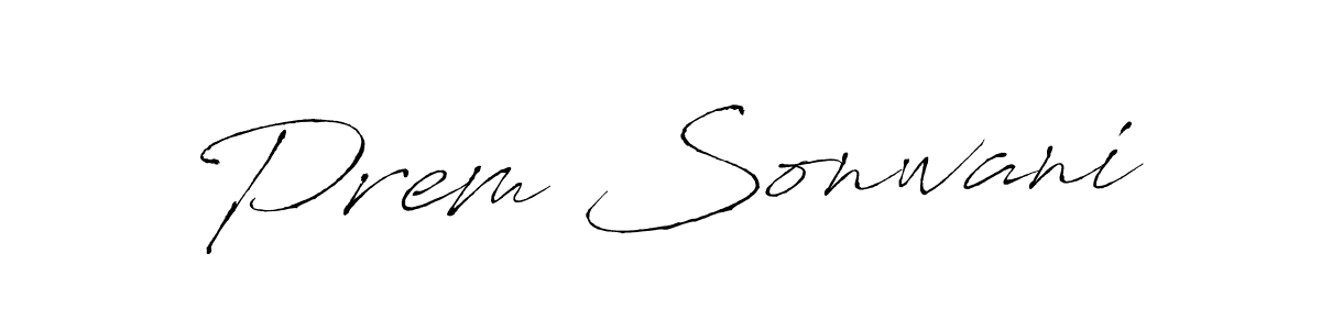 Antro_Vectra is a professional signature style that is perfect for those who want to add a touch of class to their signature. It is also a great choice for those who want to make their signature more unique. Get Prem Sonwani name to fancy signature for free. Prem Sonwani signature style 6 images and pictures png