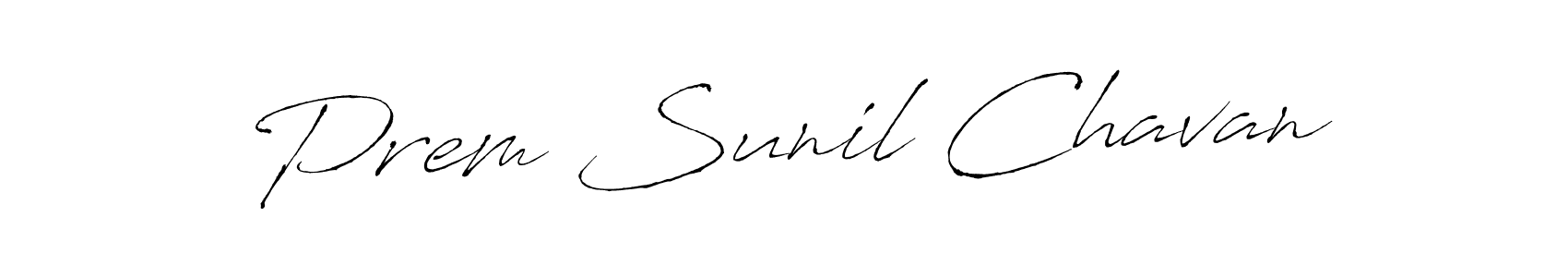 How to make Prem Sunil Chavan signature? Antro_Vectra is a professional autograph style. Create handwritten signature for Prem Sunil Chavan name. Prem Sunil Chavan signature style 6 images and pictures png