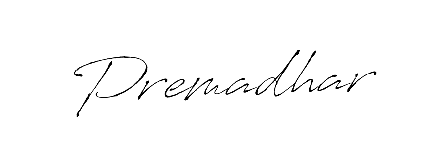 How to make Premadhar signature? Antro_Vectra is a professional autograph style. Create handwritten signature for Premadhar name. Premadhar signature style 6 images and pictures png