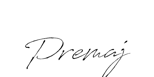 Make a beautiful signature design for name Premaj. With this signature (Antro_Vectra) style, you can create a handwritten signature for free. Premaj signature style 6 images and pictures png
