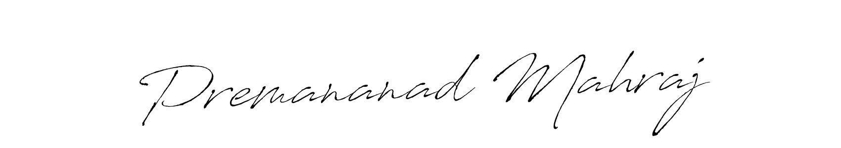 Create a beautiful signature design for name Premananad Mahraj. With this signature (Antro_Vectra) fonts, you can make a handwritten signature for free. Premananad Mahraj signature style 6 images and pictures png