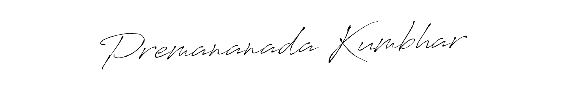 Use a signature maker to create a handwritten signature online. With this signature software, you can design (Antro_Vectra) your own signature for name Premananada Kumbhar. Premananada Kumbhar signature style 6 images and pictures png