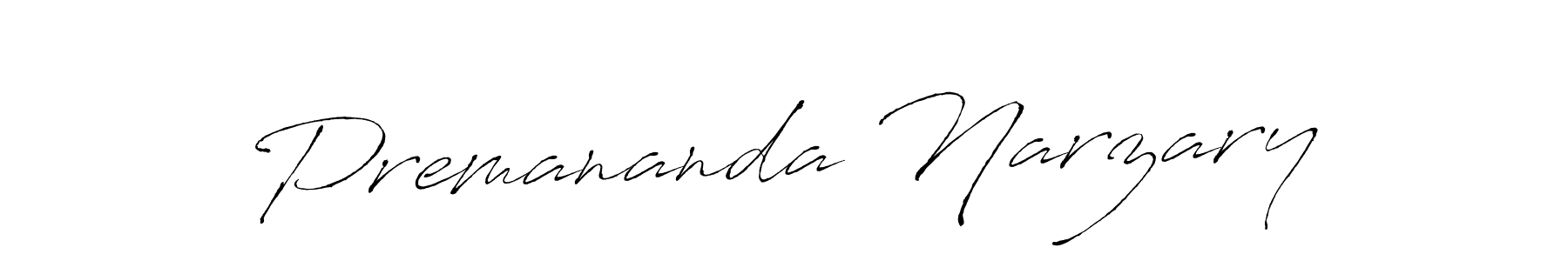 Make a beautiful signature design for name Premananda Narzary. With this signature (Antro_Vectra) style, you can create a handwritten signature for free. Premananda Narzary signature style 6 images and pictures png