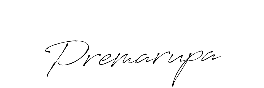 How to make Premarupa signature? Antro_Vectra is a professional autograph style. Create handwritten signature for Premarupa name. Premarupa signature style 6 images and pictures png