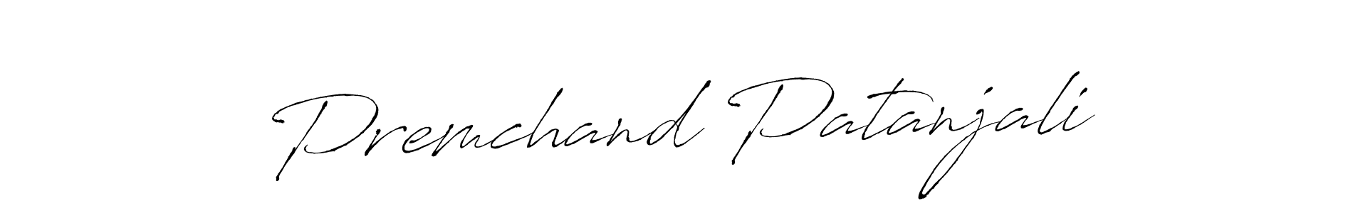 Create a beautiful signature design for name Premchand Patanjali. With this signature (Antro_Vectra) fonts, you can make a handwritten signature for free. Premchand Patanjali signature style 6 images and pictures png