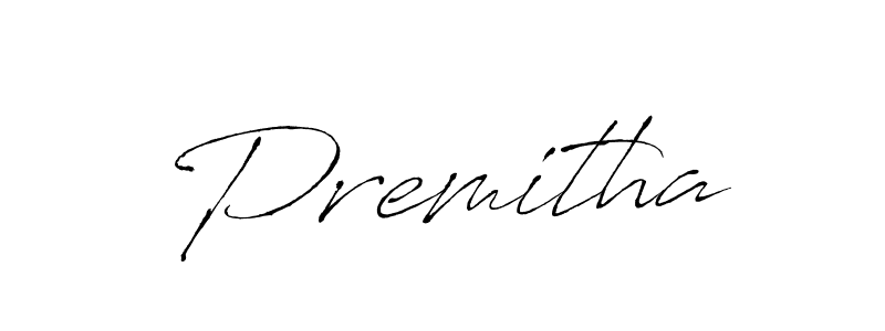 Premitha stylish signature style. Best Handwritten Sign (Antro_Vectra) for my name. Handwritten Signature Collection Ideas for my name Premitha. Premitha signature style 6 images and pictures png