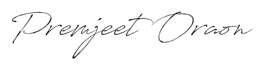 Make your name Premjeet Oraon memorable on every contract using Antro_Vectra autograph style. Instant transparent background export available. Premjeet Oraon signature style 6 images and pictures png