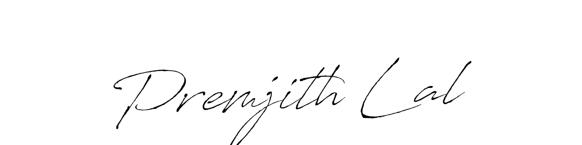 How to make Premjith Lal name signature. Use Antro_Vectra style for creating short signs online. This is the latest handwritten sign. Premjith Lal signature style 6 images and pictures png